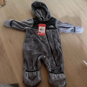 Baby infant 3-6m snow winter one piece fleece